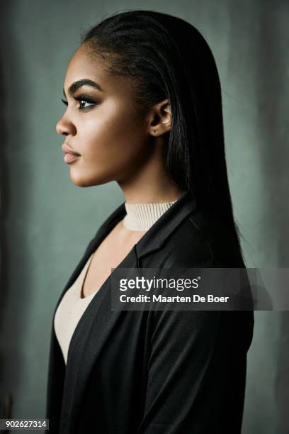 Actor China Anne McClain of the CW network television show 'Black Lightning'' poses for a portrait during the 2018 Winter TCA Tour at Langham Hotel...