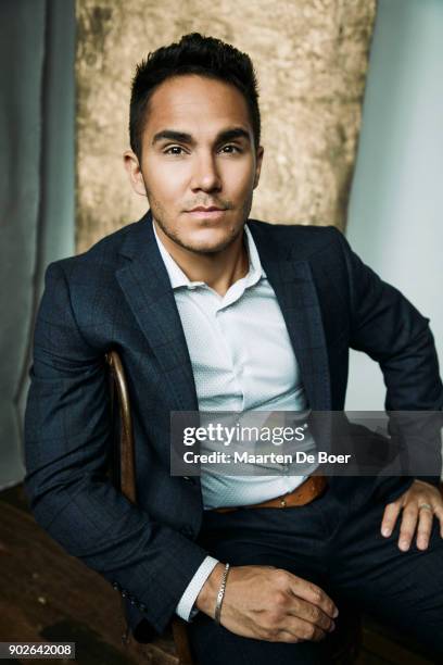 Actor Carlos PenaVega of the CW network television show Life Sentence' poses for a portrait during the 2018 Winter TCA Tour at Langham Hotel at...