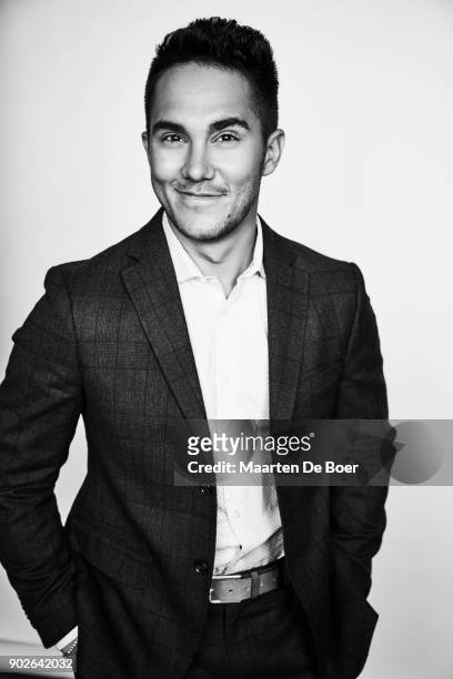 Actor Carlos PenaVega of the CW network television show Life Sentence' poses for a portrait during the 2018 Winter TCA Tour at Langham Hotel at...