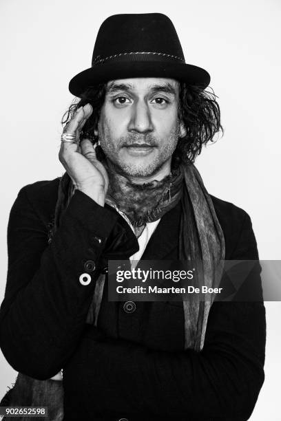 Naveen Andrews from CBS' 'Instinct' poses for a portrait during the 2018 Winter TCA Tour at Langham Hotel at Langham Hotel on January 6, 2018 in...