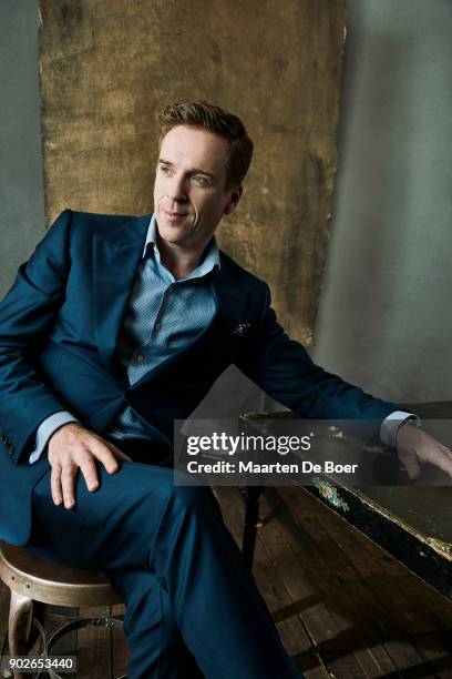 Damian Lewis from Showtime's 'Billions' poses for a portrait during the 2018 Winter TCA Tour at Langham Hotel at Langham Hotel on January 6, 2018 in...