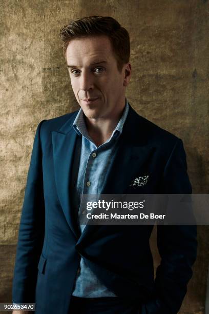 Damian Lewis from Showtime's 'Billions' poses for a portrait during the 2018 Winter TCA Tour at Langham Hotel at Langham Hotel on January 6, 2018 in...