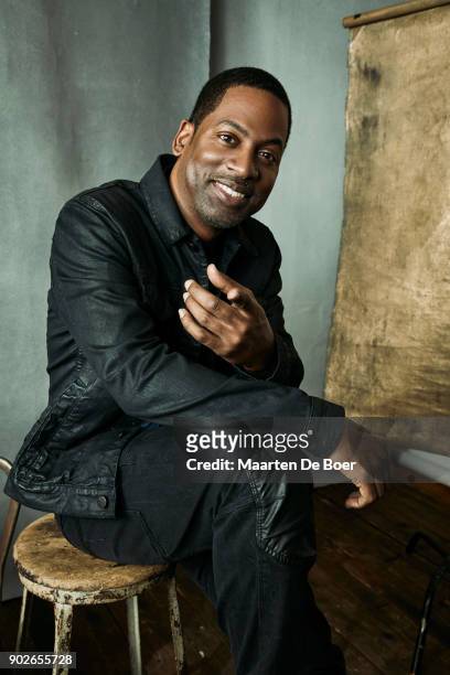 Tony Rock from CBS' 'Living Biblically' poses for a portrait during the 2018 Winter TCA Tour at Langham Hotel at Langham Hotel on January 6, 2018 in...