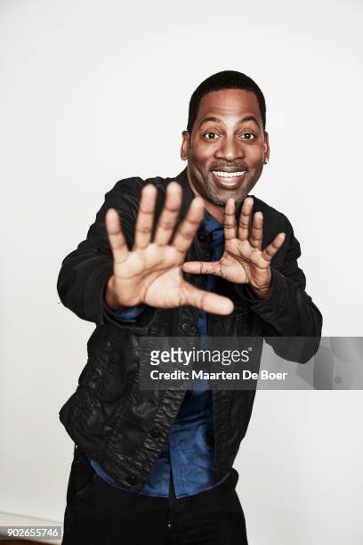 Tony Rock from CBS' 'Living Biblically' poses for a portrait during the 2018 Winter TCA Tour at Langham Hotel at Langham Hotel on January 6, 2018 in...