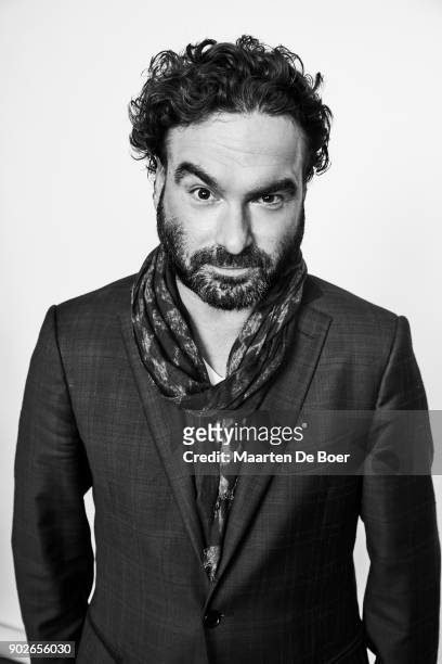 Johnny Galecki from CBS' 'Living Biblically' poses for a portrait during the 2018 Winter TCA Tour at Langham Hotel at Langham Hotel on January 6,...