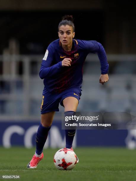 Melanie Serrano Perez of FC Barcelona Women during the Iberdrola Women's First Division match between FC Barcelona v Levante at the Ciutat Esportiva...