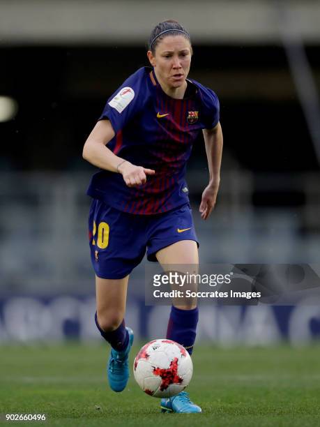Elise Bussaglia of FC Barcelona Women during the Iberdrola Women's First Division match between FC Barcelona v Levante at the Ciutat Esportiva Joan...
