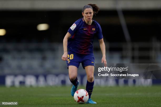 Elise Bussaglia of FC Barcelona Women during the Iberdrola Women's First Division match between FC Barcelona v Levante at the Ciutat Esportiva Joan...