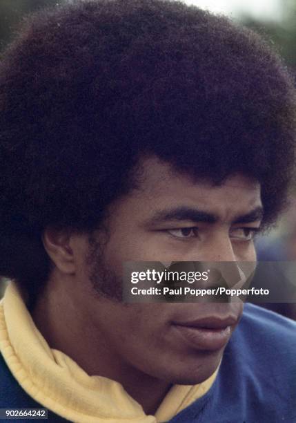 Jairzinho of Brazil during the 1974 FIFA World Cup in West Germany, circa July 1974.