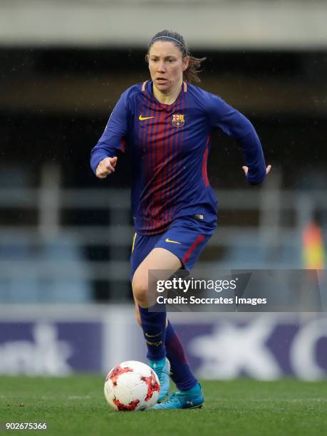 Elise Bussaglia of FC Barcelona Women during the Iberdrola Women's First Division match between FC Barcelona v Levante at the Ciutat Esportiva Joan...