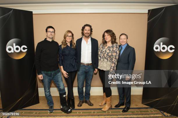 Splitting Up Together" Session - The cast and executive producers of "Splitting Up Together" addressed the press at Disney | Walt Disney Television...