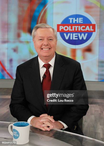 Lindsey Graham is the guest today, Monday, January 8, 2018 on Walt Disney Television via Getty Images's "The View." "The View" airs Monday-Friday on...