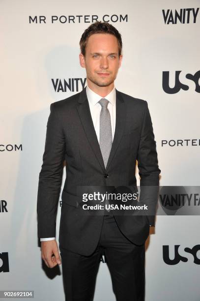 Suits Story' Fashion Show at the Highline in New York City on Tuesday, June 12, 2012" -- Pictured: Patrick J. Adams --
