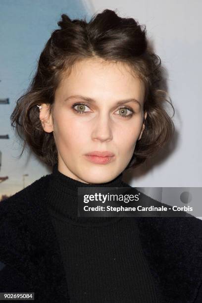 Actress Marine Vacth attends the "Si Tu Voyais Son Coeur" Paris Premiere at UGC Cine Cite des Halles on January 8, 2018 in Paris, France.