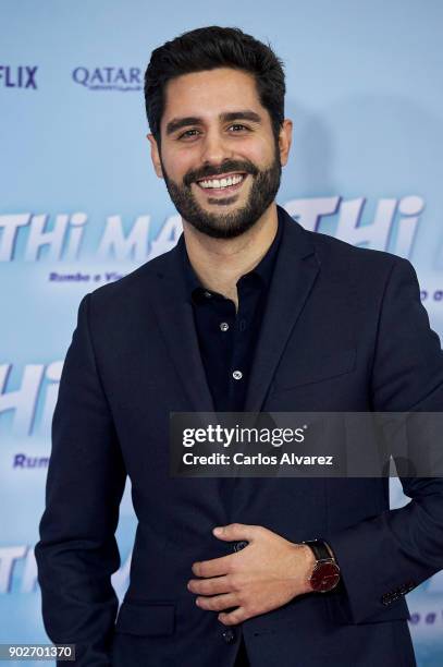 Spanish actor Miguel Diosdado attends 'Thi Mai Rumbo a Vietnam' premiere at the Callao cinema on January 8, 2018 in Madrid, Spain.