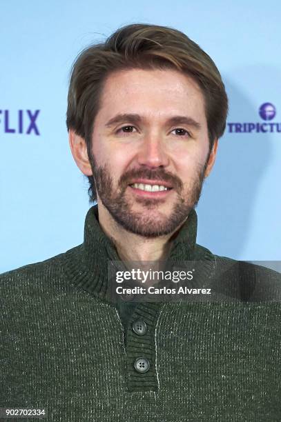 Manuel Velasco attends 'Thi Mai Rumbo a Vietnam' premiere at the Callao cinema on January 8, 2018 in Madrid, Spain.