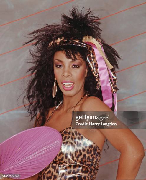 Singer Donna Summer poses for a portrait in 1981 in Los Angeles, California.
