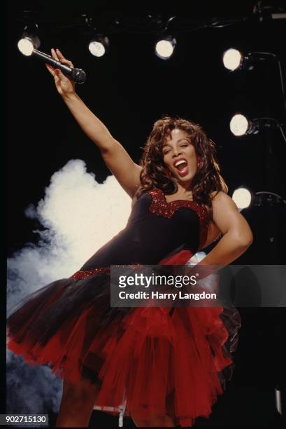 Singer Donna Summer poses for a photo cover session on November 12, 2003 in Los Angeles, California.