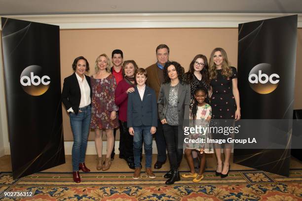 Roseanne" Session - The cast and executive producers of "Roseanne" addressed the press at Disney | Walt Disney Television via Getty Images Television...