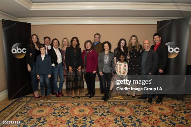 Roseanne" Session - The cast and executive producers of "Roseanne" addressed the press at Disney | Walt Disney Television via Getty Images Television...