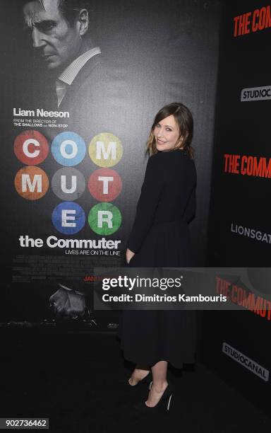 Vera Farmiga attends "The Commuter" New York Premiere at AMC Loews Lincoln Square on January 8, 2018 in New York City.