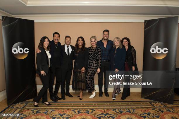 American Idol" Session - The cast and executive producers of "American Idol" addressed the press at Disney | Walt Disney Television via Getty Images...