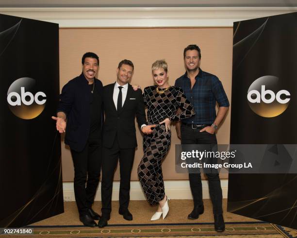 American Idol" Session - The cast and executive producers of "American Idol" addressed the press at Disney | Walt Disney Television via Getty Images...