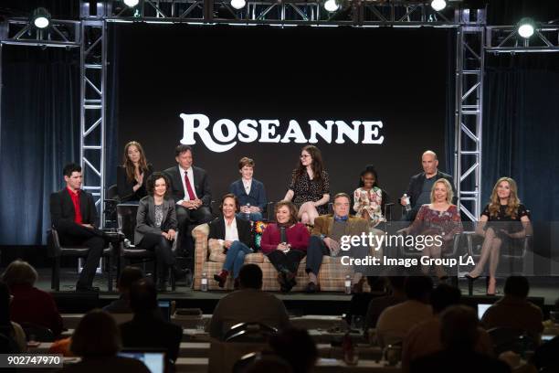 Roseanne" Session - The cast and executive producers of "Roseanne" addressed the press at Disney | Walt Disney Television via Getty Images Television...