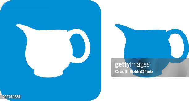 blue water pitcher icons - sim card stock illustrations