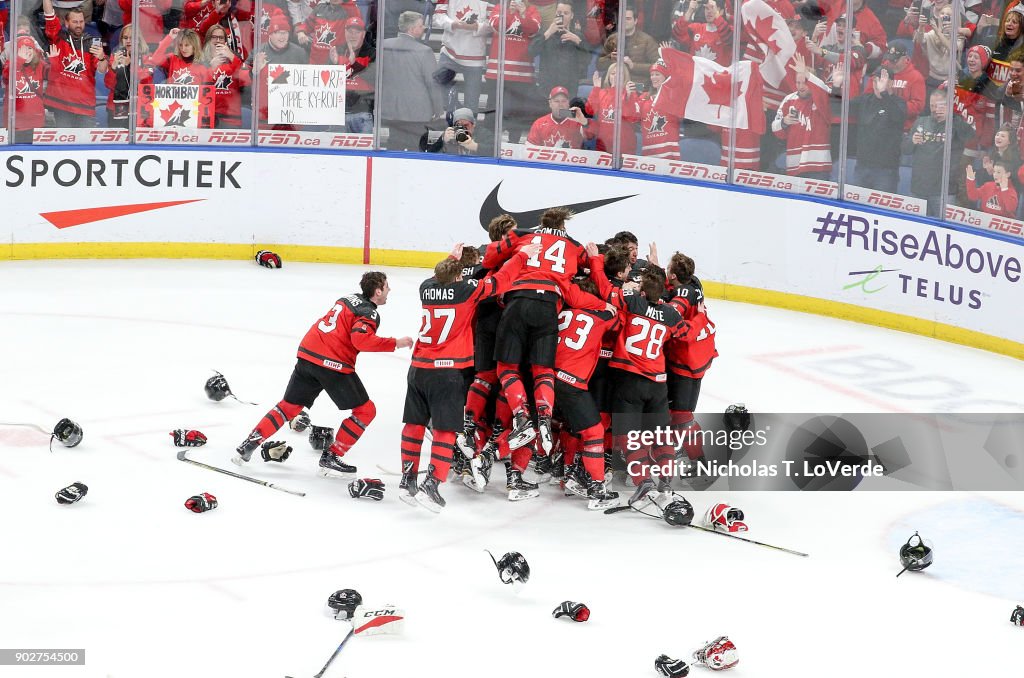 Sweden v Canada: Gold Medal Game - 2018 IIHF World Junior Championship