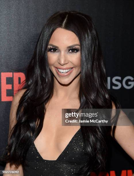 Scheana Shay attends the "The Commuter" New York Premiere at AMC Loews Lincoln Square on January 8, 2018 in New York City.