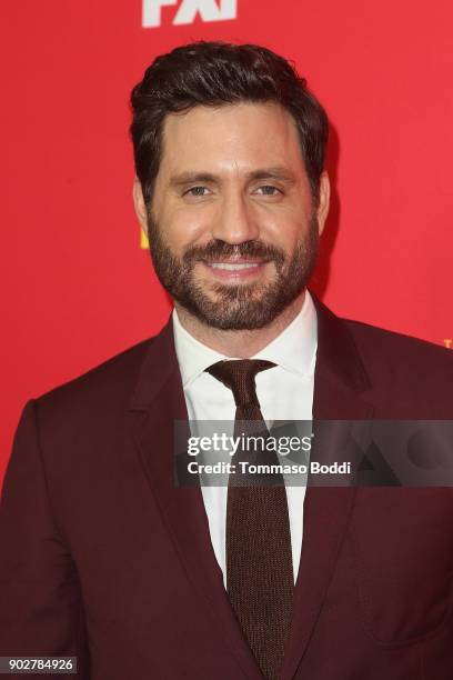 Edgar Ramirez attends the Premiere Of FX's "The Assassination Of Gianni Versace: American Crime Story" at ArcLight Hollywood on January 8, 2018 in...