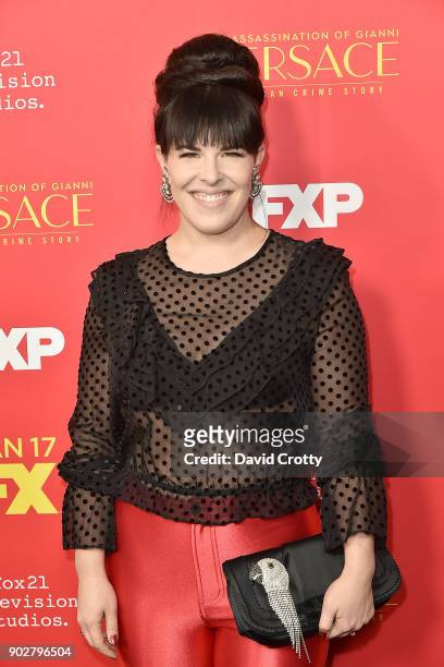 Alexis Martin Woodall attends the Premiere Of FX's "The Assassination Of Gianni Versace: American Crime Story" - Arrivals at ArcLight Hollywood on...