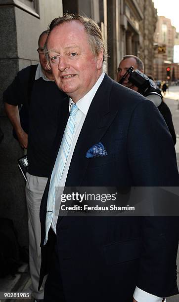 Andrew Parker Bowles attends the opening of Greens Restaurant and Oyster Bar on September 1, 2009 in London, England.