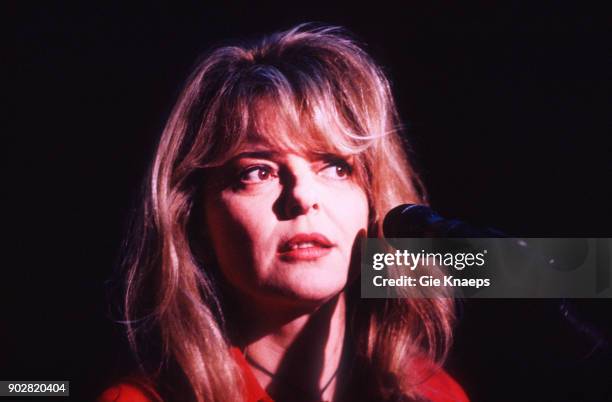 French singer France Gall performs on stage at Vorst Nationaal, Brussels, Belgium, 11th November 1993.