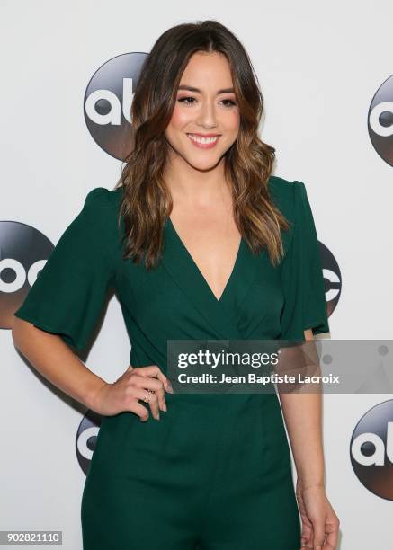 Chloe Bennet attends the Disney ABC Television Group Hosts TCA Winter Press Tour 2018 on January 8, 2018 in Pasadena, California.