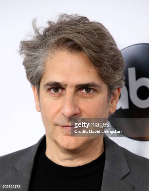 Actor Michael Imperioli attends Disney ABC Television Group's TCA Winter Press Tour 2018 at The Langham Huntington, Pasadena on January 8, 2018 in...