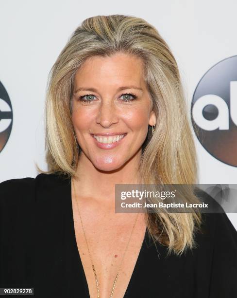 Laura Wright attends the Disney ABC Television Group Hosts TCA Winter Press Tour 2018 on January 8, 2018 in Pasadena, California.
