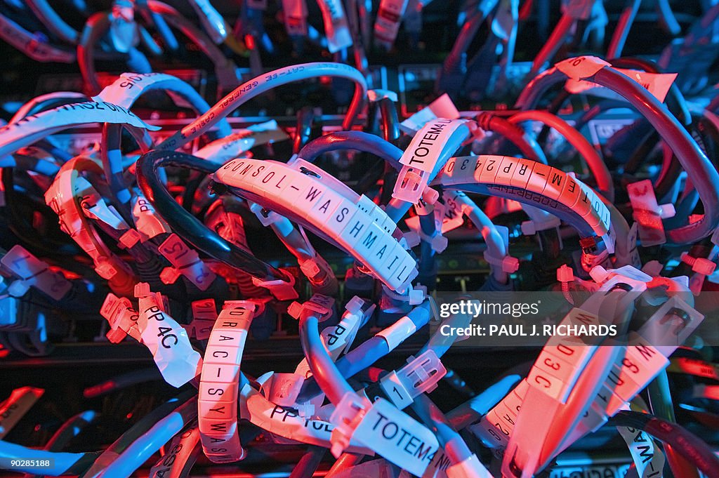 Data patch cords route communications th