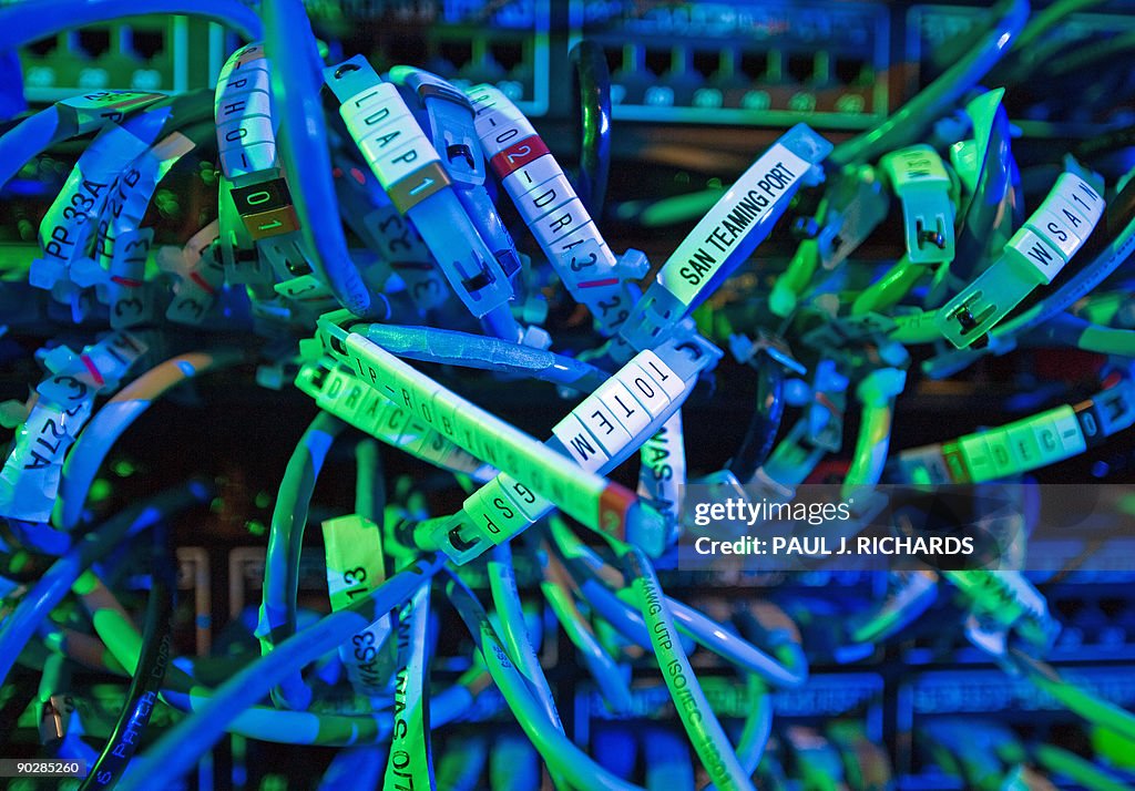 Data patch cords route communications th