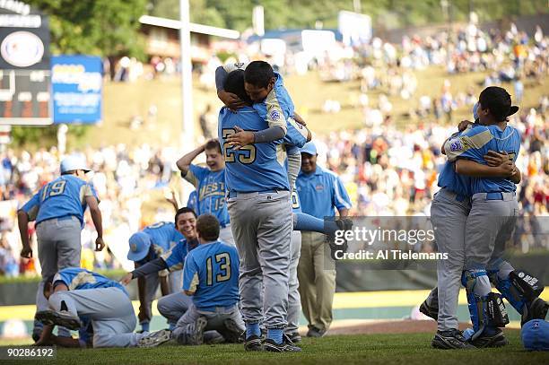 Little League World Series: US Team West victorious after winning Championship Game vs Asia Pacific at Howard J. Lamade Stadium. Williamsport, PA...