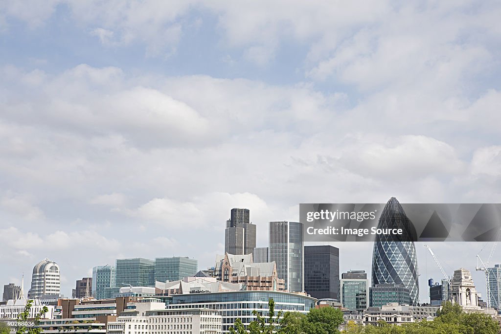 City of london skyline