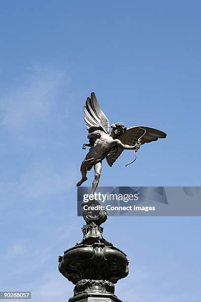 eros statue - piccadilly circus stock pictures, royalty-free photos & images