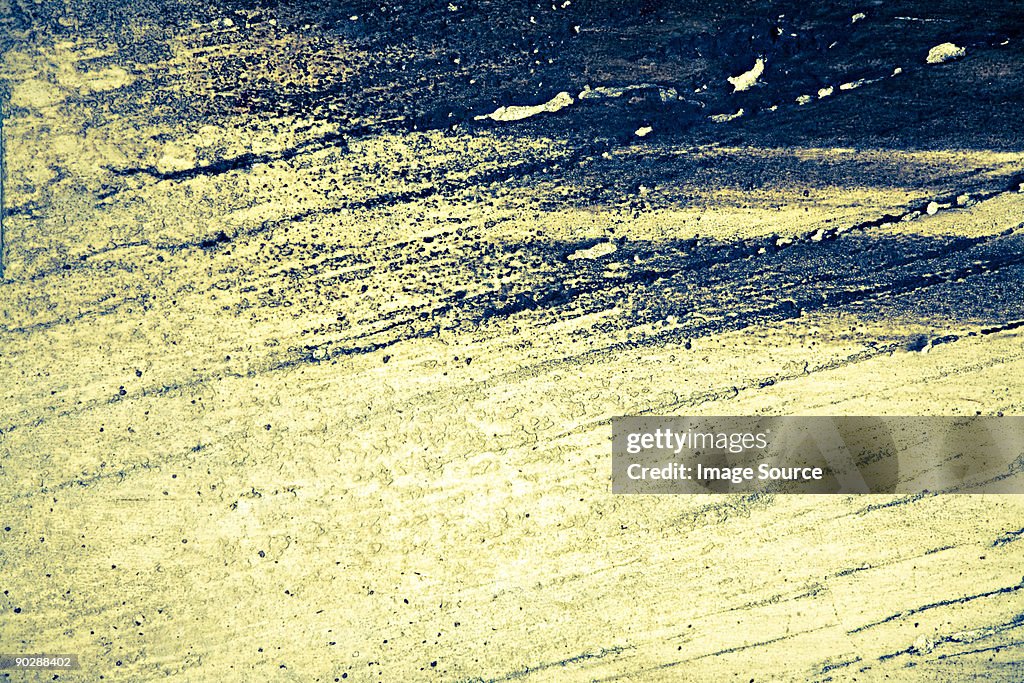 Close up of a textured concrete wall