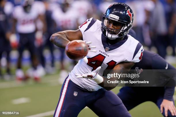 December 31: Houston Texans inside linebacker Zach Cunningham during an NFL football game between the Houston Texans and the Indianapolis Colts on...