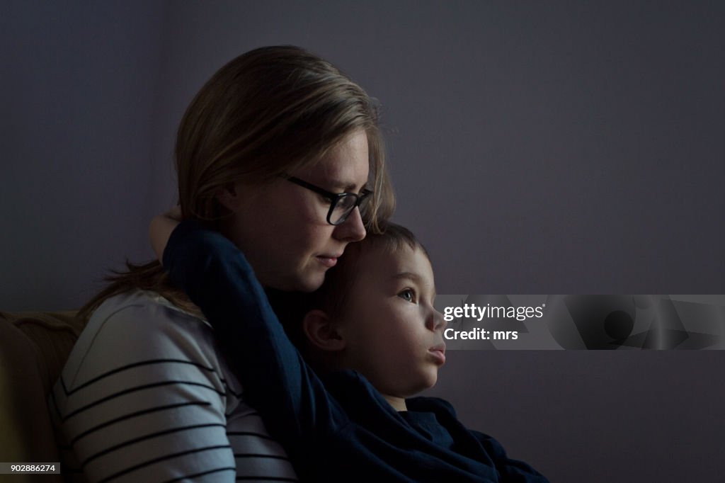 Mother and son