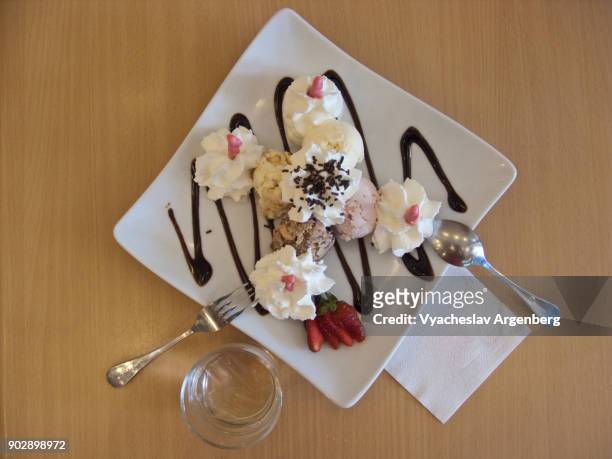 tasty ice cream cake, bangkok - ice cream cake stock pictures, royalty-free photos & images