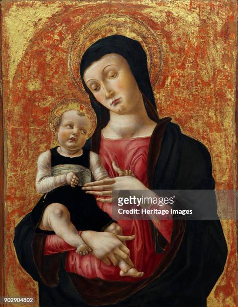 Virgin and child. Found in the Collection of Museo Correr, Venice.