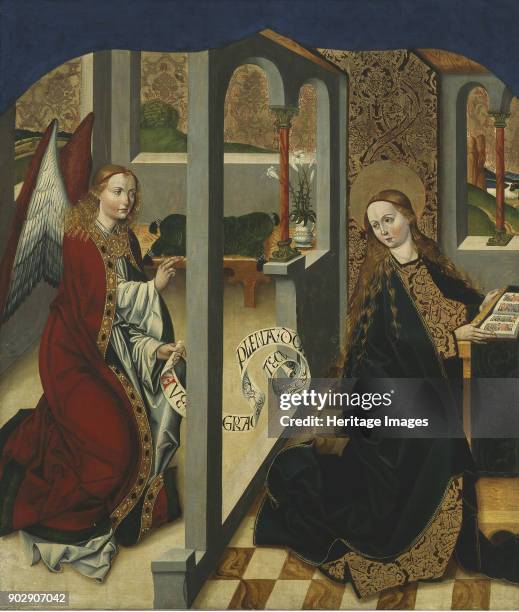 The Annunciation. Found in the Collection of Muzeum Narodowe, Warsaw.