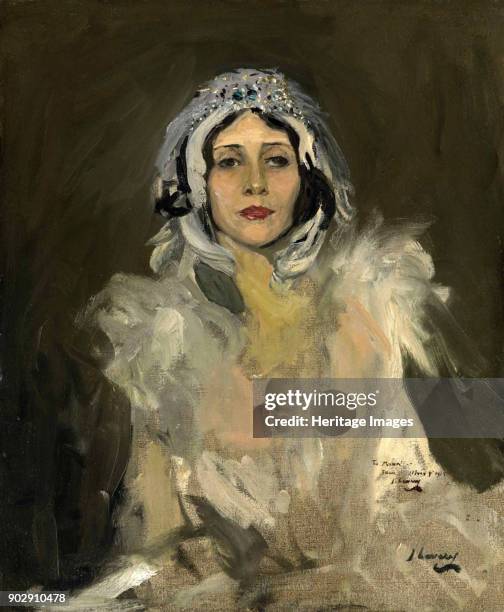 Ballerina Anna Pavlova as The Swan. Private Collection.